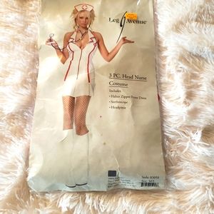 Leg Avenue womens 3 piece nurse costume sz M/L